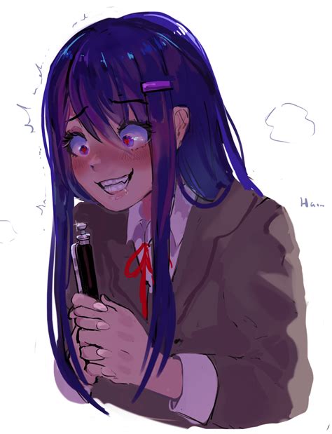 what did yuri do with the pen : r/DDLC